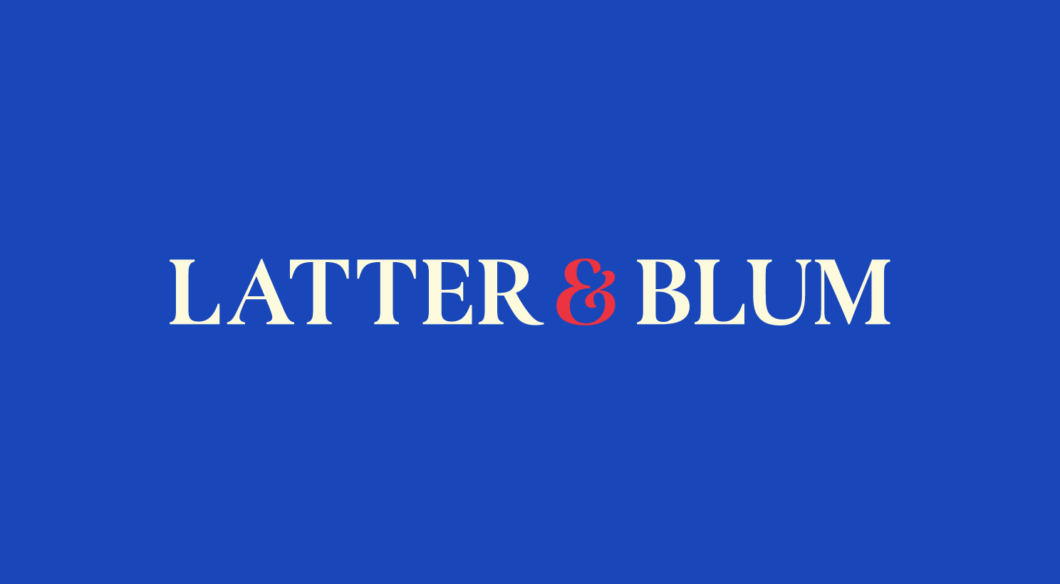 Latter & Blum 1000watt